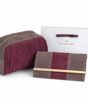 Velveteen Mauve Cosmetic Jewelry 2pc Set VMCJS