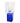 Crystal Bud Vase W/ Blue Base  VBV5054