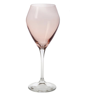 Set Of 6 V-Shaped Water Glasses Blush CWN817W