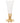 Glass Vase W/ Gold Flower Base LRV2185