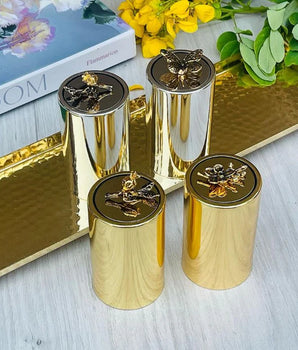 Toothpick Silver Gold Bird MD-TH-SBRD