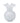 White Glass Vase Small VWV5024