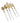 FLATWARE W/ GOLD MARBLE HANDLES S/4 VF776GM