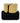 GOLD SALT & PEPPER SET W/ BLACK BASE VSP4185