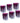 ONYX SHOT GLASS AMETHYST 2.6OZ S/6 34110-AMETHYST-S6