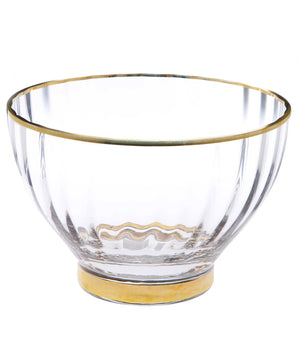 9" Salad Bowl W/ Gold Rim SB1044