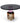 Crystal Cake Plate Black W/ Amber & Pink Base VCP4076