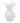 White Glass Vase Medium VWV5023