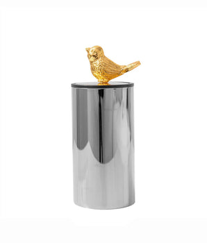 Toothpick Silver Gold Bird MD-TH-SBRD