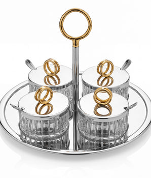 SPHERE 4 CADDY BOWL WITH GLASS 51532