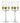 WATER GLASS W/ GOLD STRIPE CWR3335