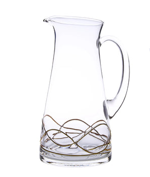 PItcher W/ Gold Swirl Design CSPG395