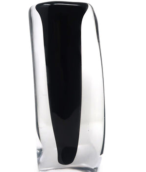 Glass Double Vase Black Inner VBV4988