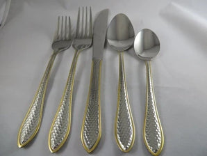 American Hammered Flatware S/4 G100243