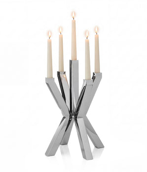 ASTERIX 5 LITE SILVER 15" CANDELABRA 51180