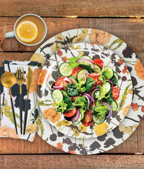 AUBURN BOUQUE 15" VINYL PLACEMAT S/4 VP150006