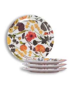 AUBURN BOUQUET 9" SALAD PLATE MELAMINE S/4 MS90006