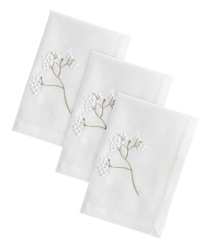 BLOSSOM WHITE NAPKINS
