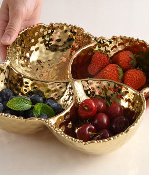 Gold 4 Section Bowl CER2735G