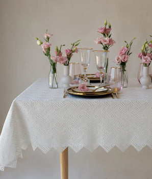 CHAMBRAY UNLINED TABLECLOTH 72X108