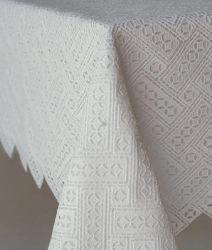 CHAMBRAY UNLINED TABLECLOTH 72X108