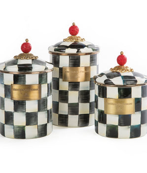 COURTLY CHECK CANISTER