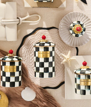 COURTLY CHECK CANISTER