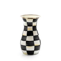 CHECK TALL VASE