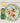CREAM FLORAL GARDEN 15" VINYL PLACEMAT S/4 VP150004A