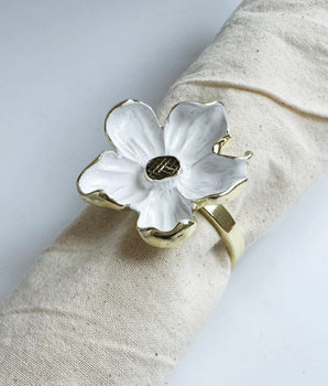 GOLD FLOWER NAPKIN RING NR1203G