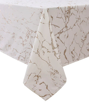 VELVET GLACIER GOLD TABLECLOTH