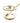 HONEY DISH W/ GOLD BASE HJB01G