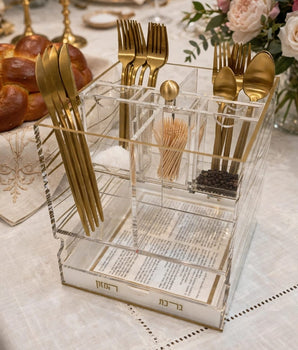 Acrylic Bencher Caddy w/ S&P