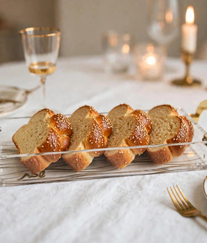 ACRYLIC OBLONG CHALLAH TRAY AOTGH