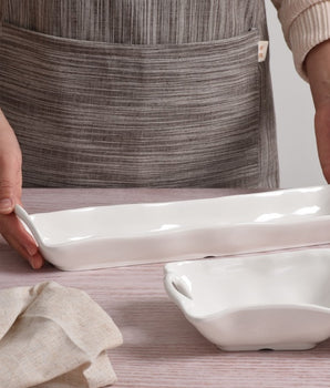 Melamine White Cracker Tray IVY2614