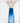 ONYX VASE W/ STRAIGHT OPTICS BLUE 13.9" K-611-BLUE