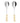 Salad Servers with Gold Balls K-SSGBC-GD