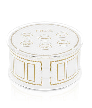 Woven leather tiered kareah - Gold KPL03G