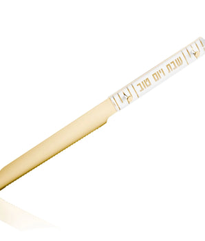 Linear Challah Knife Gold CKLN01G