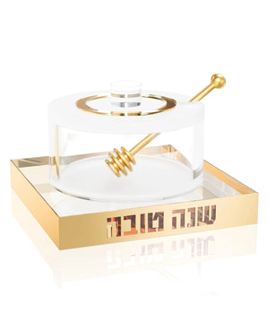 LUCENT HONEY DISH GOLD