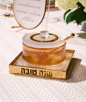LUCENT HONEY DISH GOLD