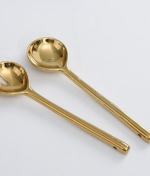 Porcelain Gold Servers MAD4007G