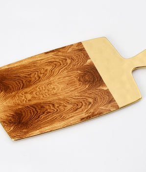 Wood Look Porcelain Rectangular Serving Board MAD4010G
