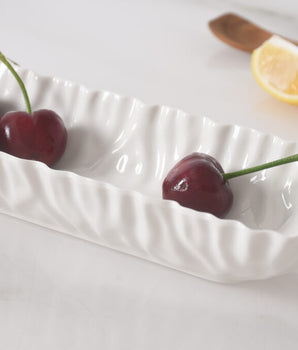 WHITE CRACKER TRAY MAS2887WH