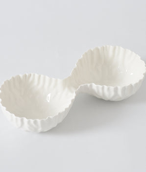 WHITE 2 SECTION SERVER MAS2888WH