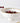 FOOTED BOWL WHITE W/ GOLD RIM MEDIUM POR0021WG