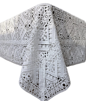 MOTIF LACE TABLECLOTH 52X70