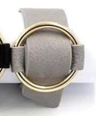 Grey Belt Napkin Ring 1163G