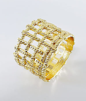 GOLD BRICK NAPKIN RING NR1214