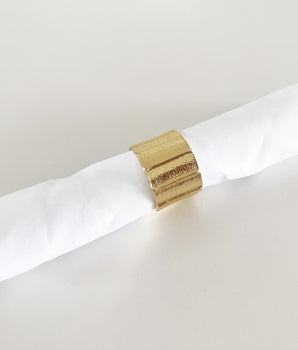 STRIPED GOLD NAPKIN RING NR1215